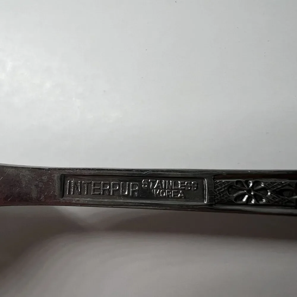 Vintage Interpur Florenz Stainless Dinner Fork 7 1/2
